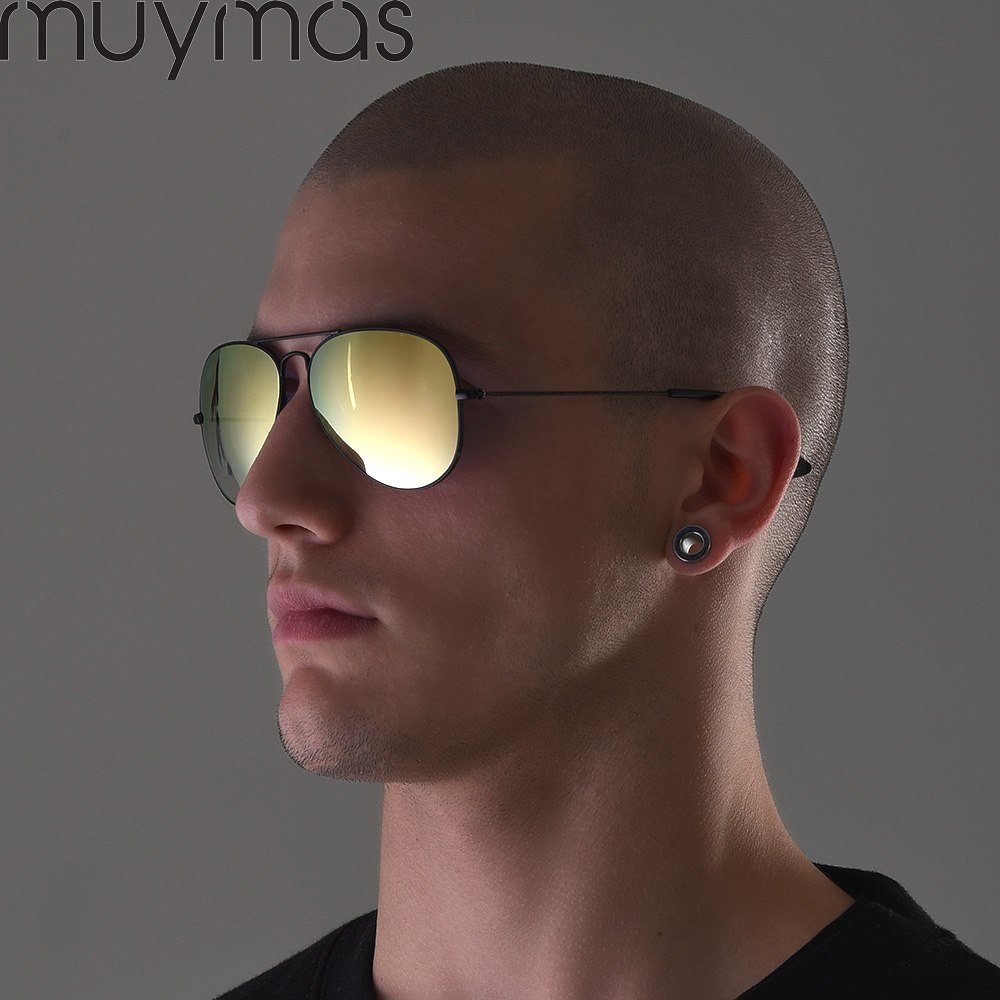 Occhiali da Sole Unisex Mascherina Aviator MUY92S - immagine 2