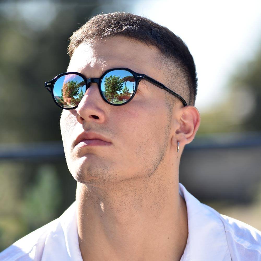 Occhiali da Sole Unisex Acetato Rotondi MUY107S - immagine 2