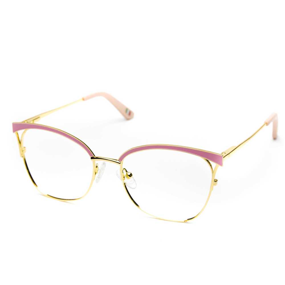 Occhiali da vista donna con decorazioni metallo squadrati Mod. Muy1043V